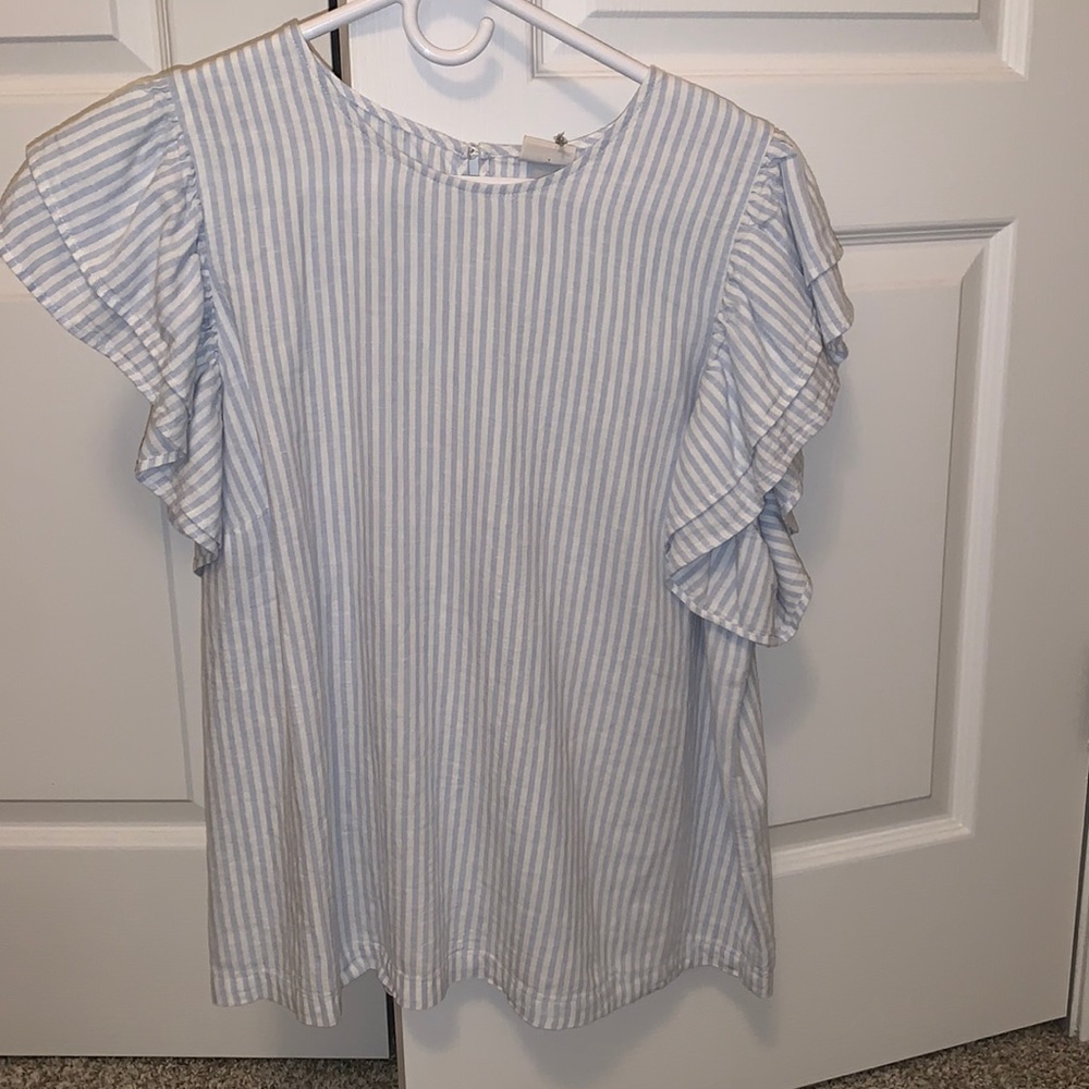 Striped blouse top